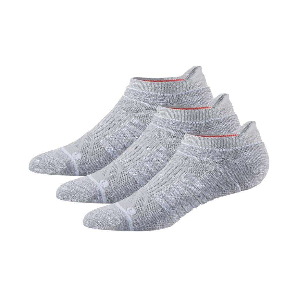 Strideline Premium Athletic Low Cut Sock 3 Pack - Small, Grey