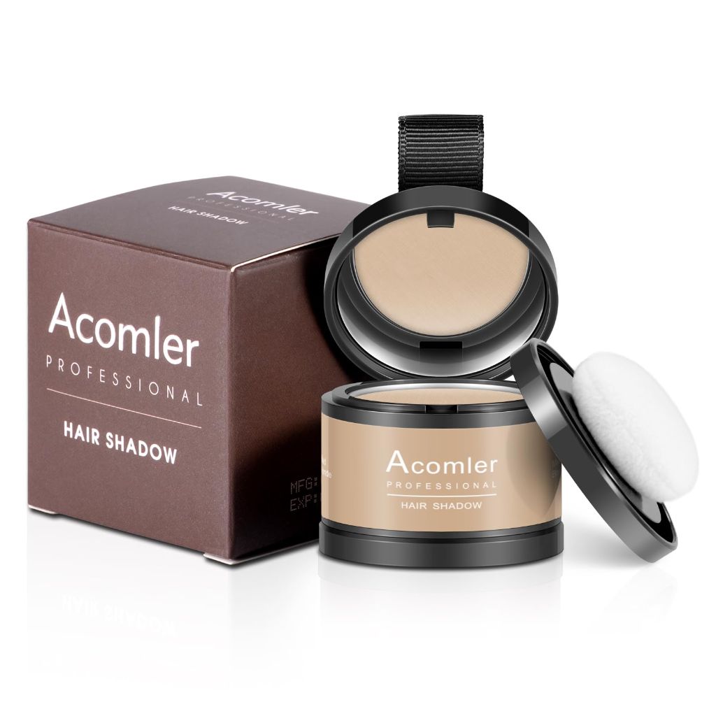 Acomler Instantly Root Cover Up Hairline Shadow Powder Medium Blonde  for Women Men