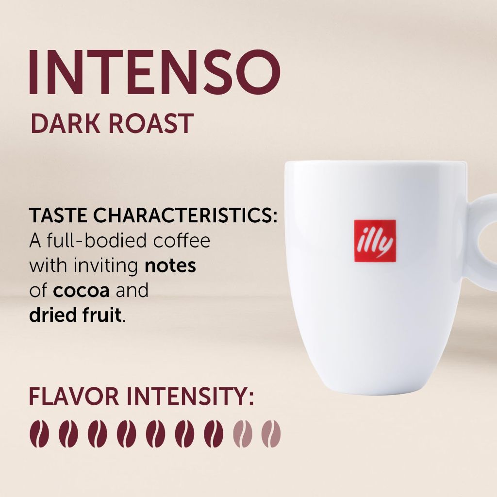 illy Intenso Bold Roast Keurig K-Cup Coffee Pods, 10ct.