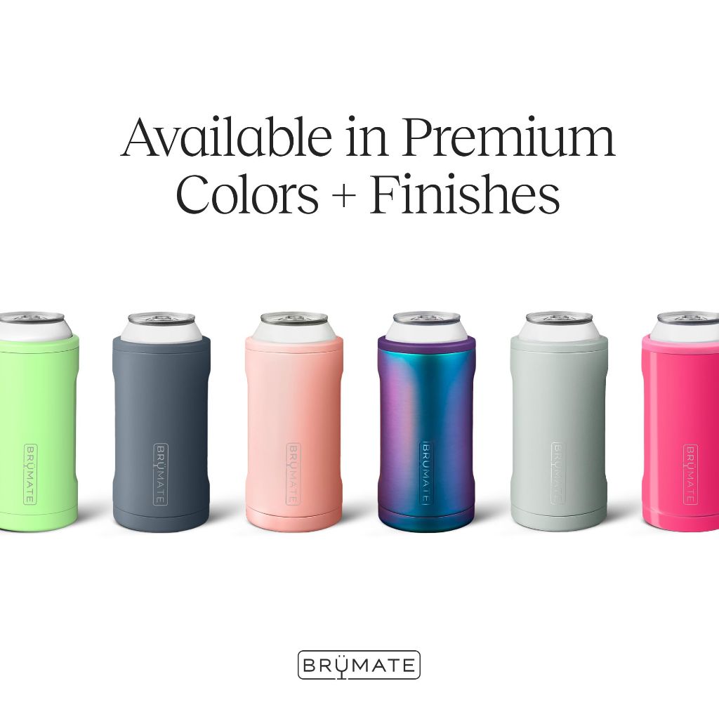 BrüMate Hopsulator Trio 3-in-1 Insulated Can Cooler for 12oz / 16oz Cans - Nightfall Blue