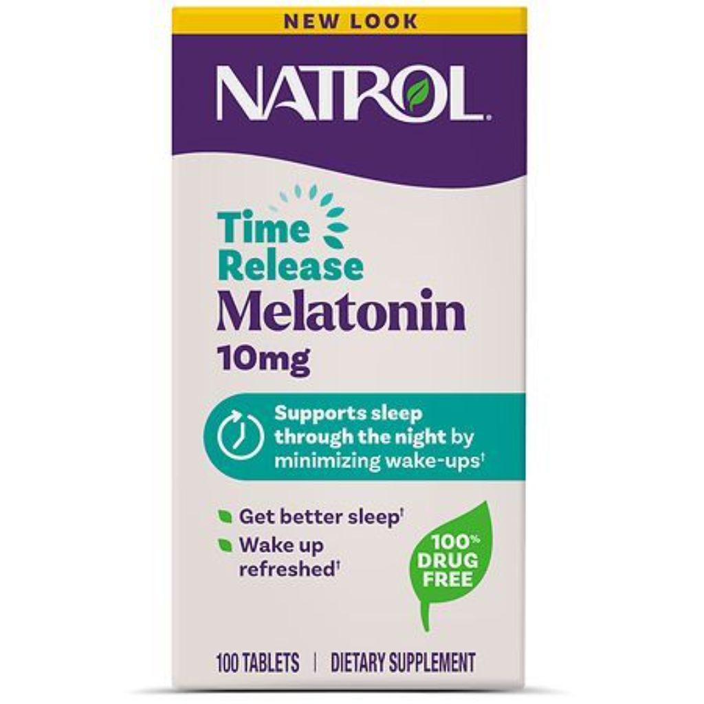 Natrol Time Release Melatonin Sleep Aid, 10mg - 100 Tablets