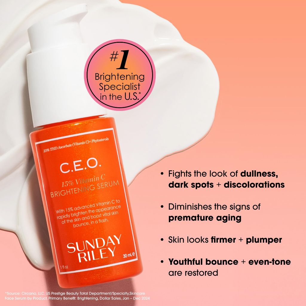 Sunday Riley C.E.O. 15% Vitamin C Brightening Serum - 1 fl. oz.