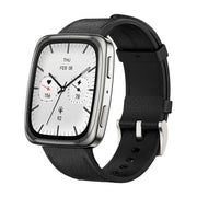 Active 2 (Square) Smart Watch with Sapphire Glass – Black Leather