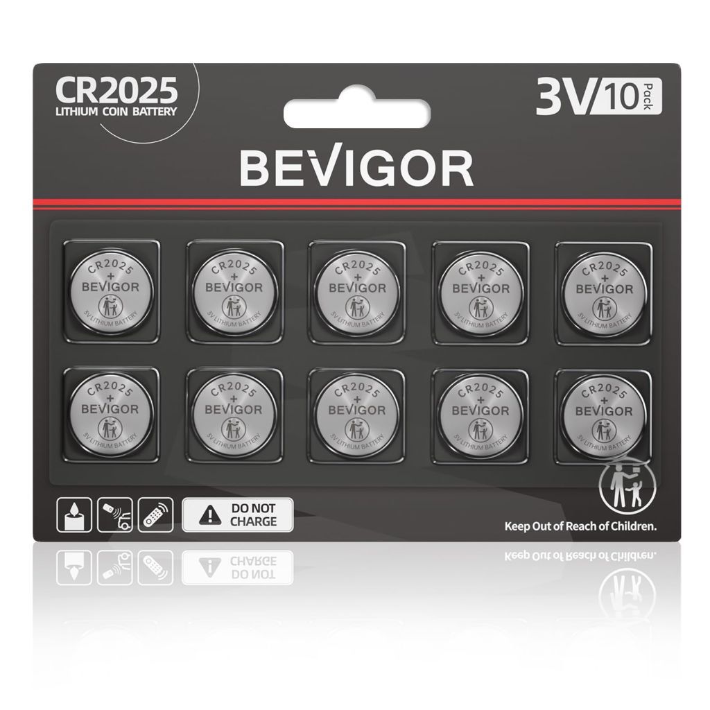 BEVIGOR 2025 Battery (CR2025-10P) - 10pcs