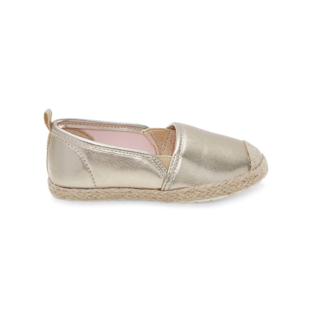 SZ 4T, OshKosh B'Gosh Girls Belle Casual Shoe, Gold Multi