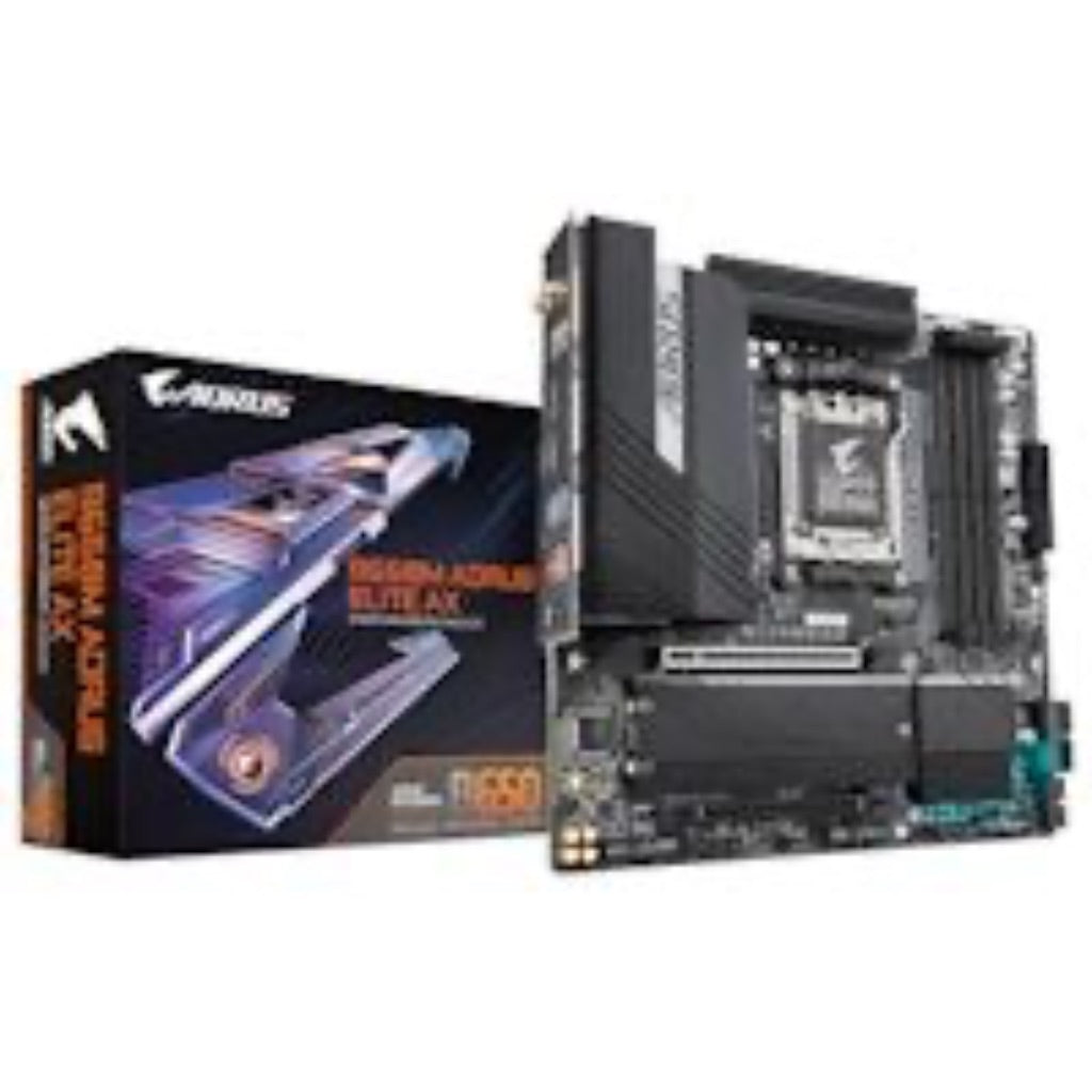Gigabyte B650M AORUS ELITE AX AMD Ryzen DDR5 Micro ATX WIFI Motherboard - Socket AM5
