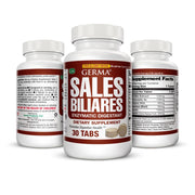 Germa Bile Salts Natural Dietary Supplement for Liver Support - 30 Tablets (3 Pack)