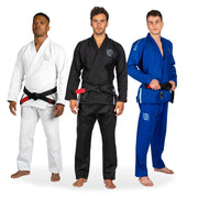 Sanabul Essential BJJ Gi for Men Brazilian Jiu Jitsu Gi  - Black/Grey, A1