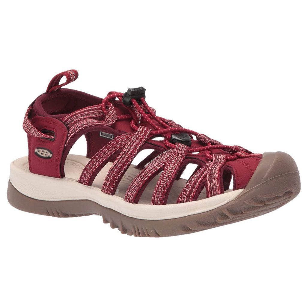 Keen Women's Whisper Closed Toe Sport Sandals, Rose Brown/Peach Parfait, Size 9