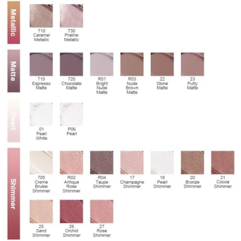 evpct Matte Chocolate Dark Brown Single Cream Eye Shadow Palette Pot Makeup for older Women, Highly Pigmented Monochrome Cream to Powder Eyeshadow Palette Matte Liquid eyeshadow, Natural Waterproof