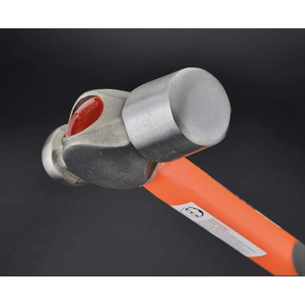 Edward Tools Ball Peen Hammer 16 oz. - Forged Fine Grain Steel Head