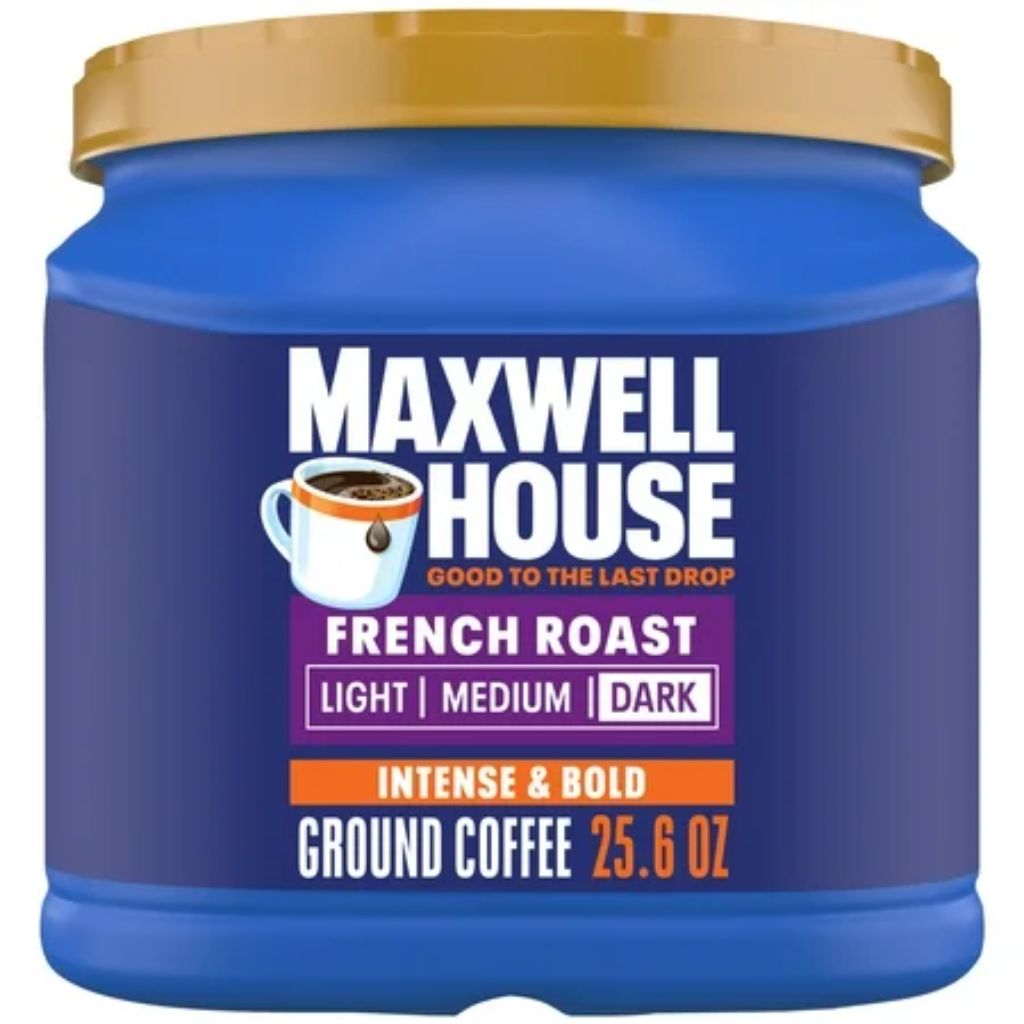 Maxwell House Dark French Roast Ground Coffee - 25.6 oz. Canister