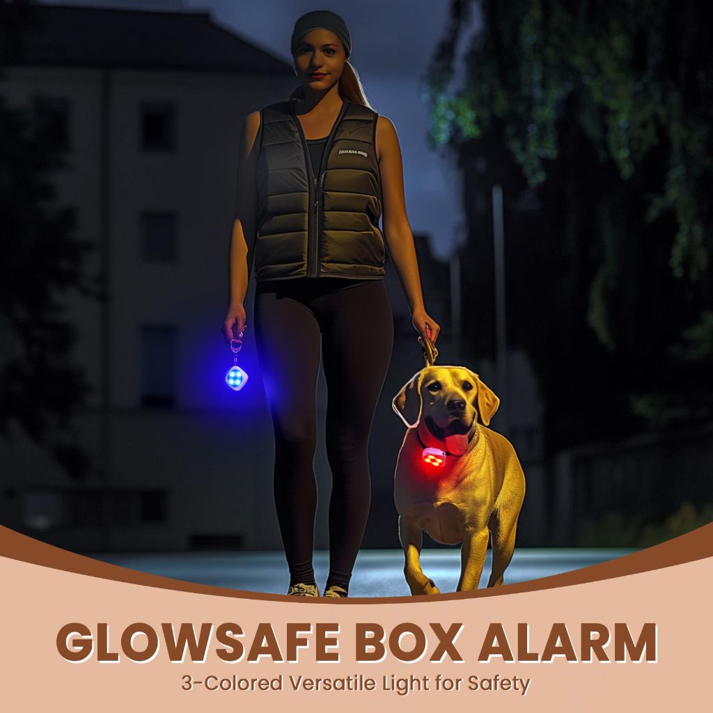 Wsdcam Running Lights for Runners with 130dB Loud Safety Alarm, USB-C LED Safety Light for Night Walking/Jogging/Dog Walking/Cycling, Clip On Reflective Running Gear with 3 Adjustable Straps(Purple)