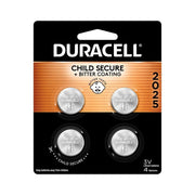 Duracell 2025 Lithium Battery, 4 Count (Pack of 1) Lithium Coin Battery - CR2025 3 Volt (3V) Cell