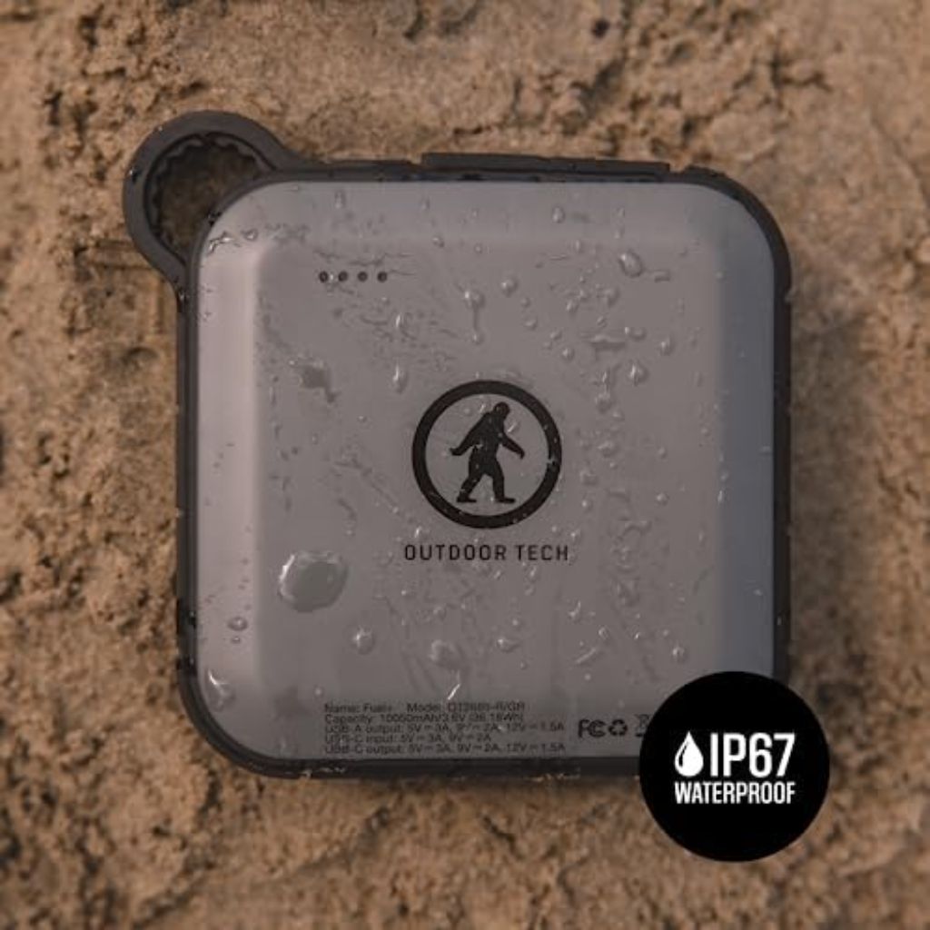 Outdoor Tech Fuel + 10,050 Mah Power Bank Lantern - Gray (OT2685-GR)