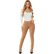 Hybrid & Company Super Comfy Stretch Women 5 Pockets Corduroy Skinny Pants