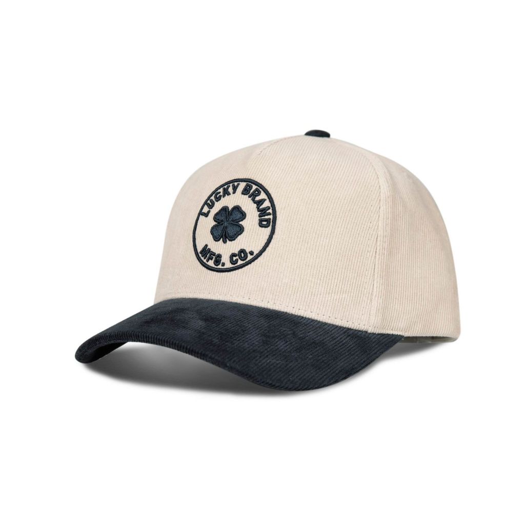 Lucky Brand Lucky Mfg Co. Emb. Cord Hat in Crystal