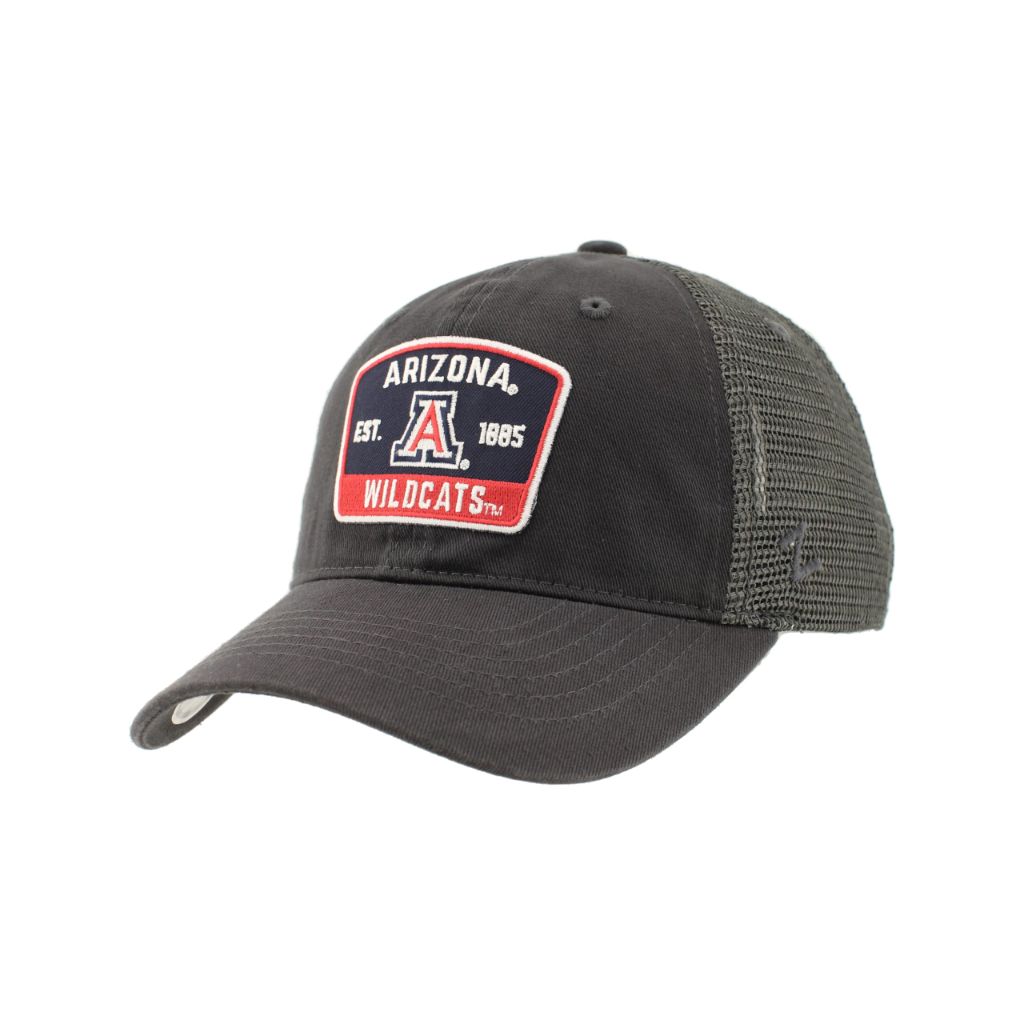ZHATS Standard NCAA Officially Licensed Hat University Patch Switchback Charcoal, Grey, One Size