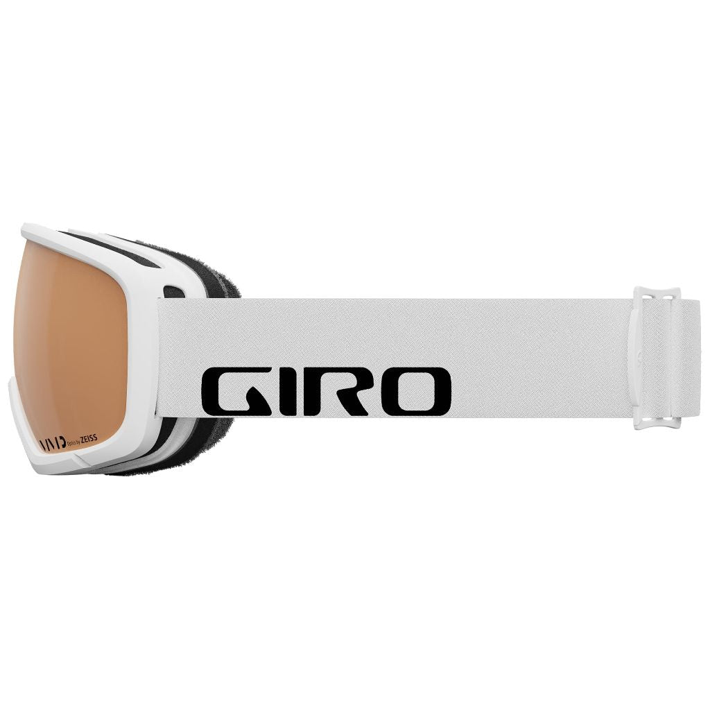 Giro Ringo Adult Snow Goggle - White Wordmark Strap with VIVID Copper Lens
