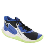 Under Armour Unisex Jet '23, Black/Tech Blue/Metallic Silver, 11(M) / 12.5 (W)