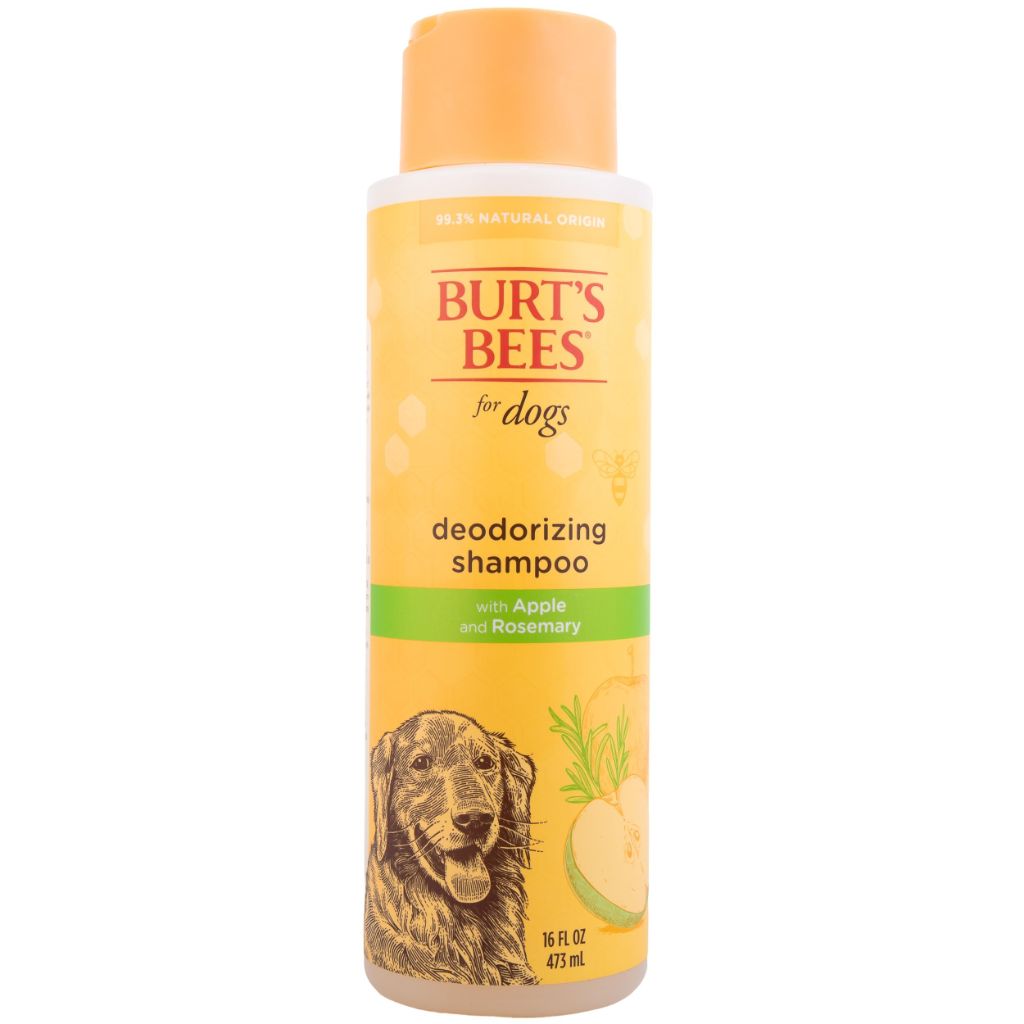 Burt's Bees for Pets Deodorizing Dog Shampoo with Apple and Rosemary, 16 Fl Oz
