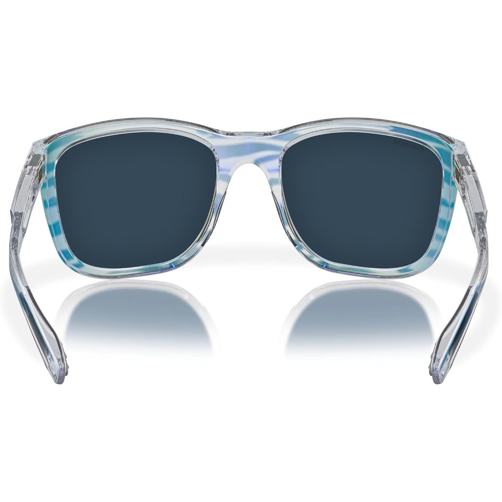 Fin-Nor Tilloo Sunglasses - Iridescent Pearl Stripe Frame/Gray Glass Lens