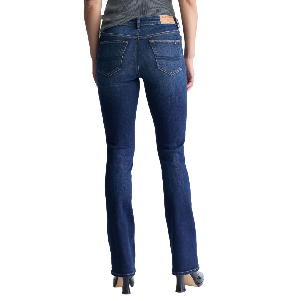 SZ 26, Buffalo David Bitton Women's Queen Mid-Rise Bootcut Jeans | Vintage Dark Blue
