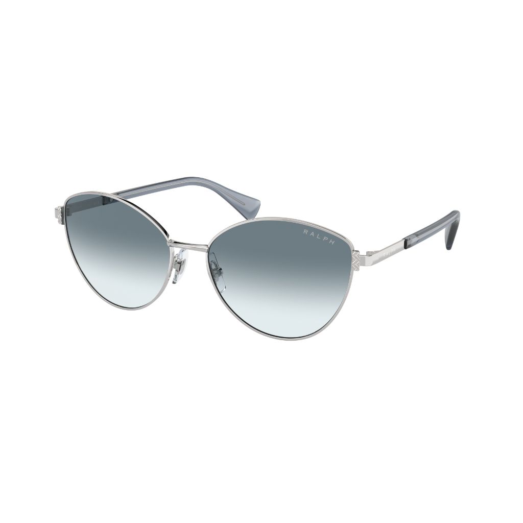 Ralph by Ralph Lauren RA4145 900119 Sunglasses - Silver Frame/Light Blue Mirror Silver Lenses