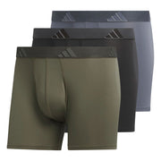 Adidas Men's Microfiber Trunk Briefs (3-Pack), XXL