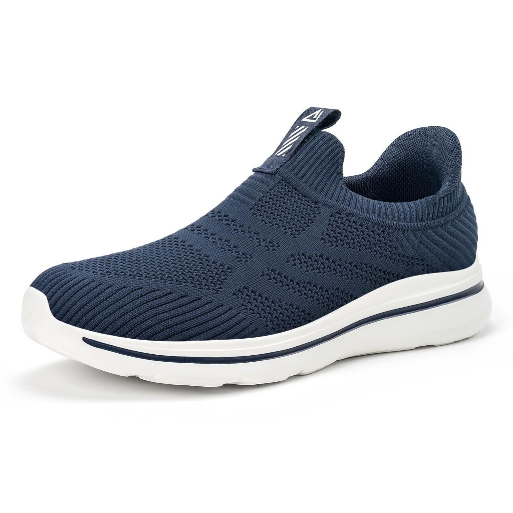 ODCKOI Men's Hands Free Slip On Shoes - Laceless Comfortable Walking Sneakers