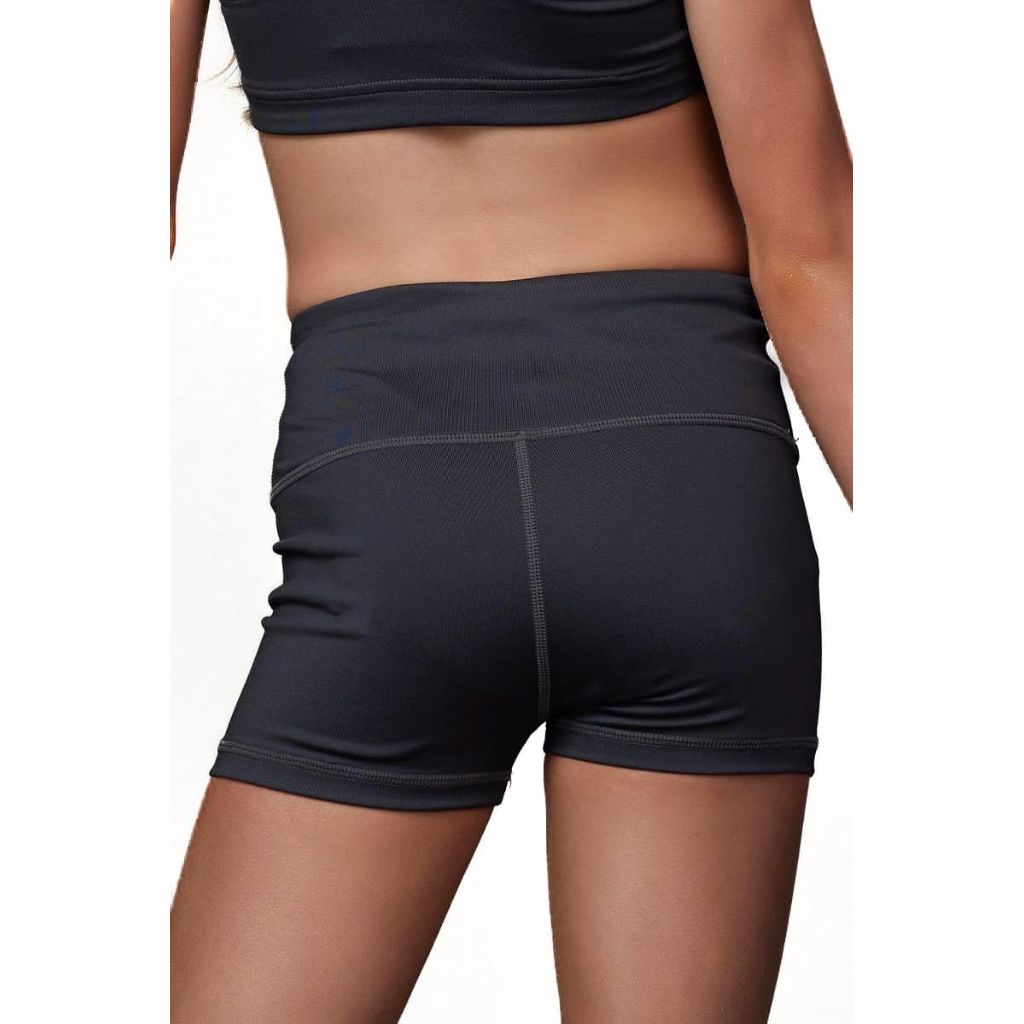 SZ YL, Rebel Athletic Legendary Compression Short in Dark Gray