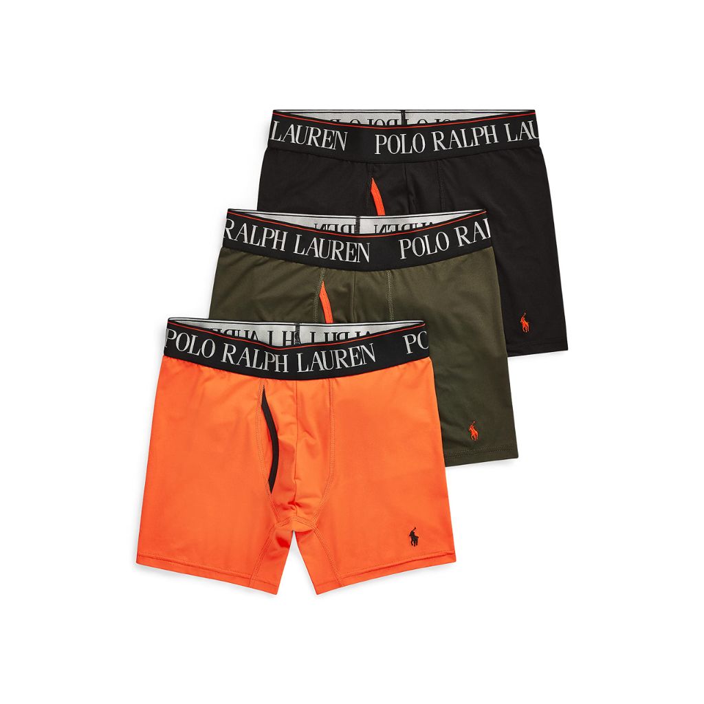 SZ XL, POLO RALPH LAUREN Men's 4D Flex Cooling Microfiber Boxer Briefs