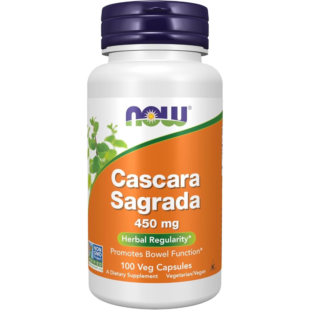 Now Foods Cascara Sagrada 450 mg - 100 Caps