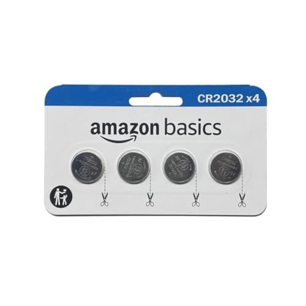 Amazon Basics CR2032 Lithium Coin Cell Battery - 4 Pack