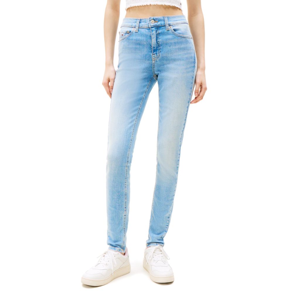 Tommy Jeans Women's Nora Mid Rise Skinny Jeans BI0214, Denim Light 34X32