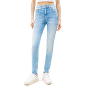 Tommy Jeans Women's Nora Mid Rise Skinny Jeans BI0214, Denim Light 34X32