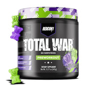 REDCON1 Total War Pre Workout, Sour Gummy Bear -(30 Servings)