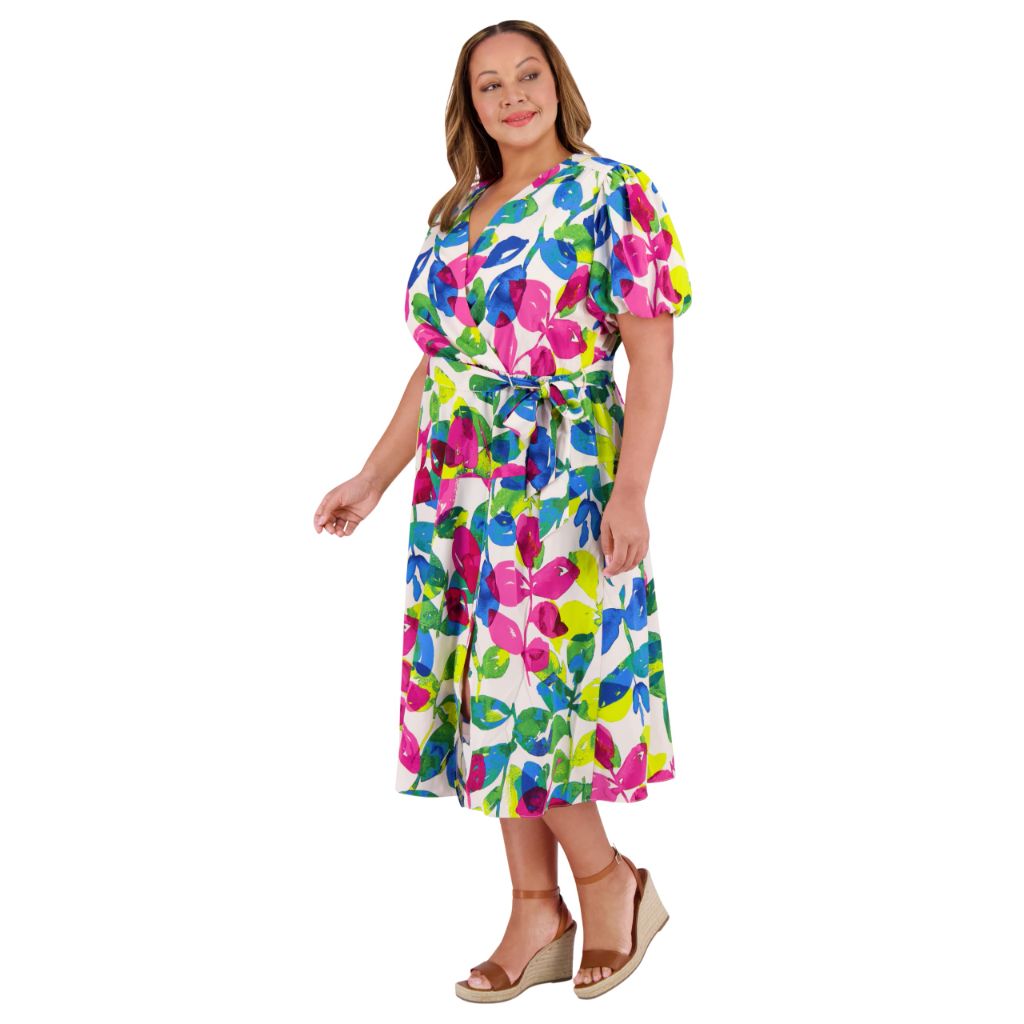 London Times Women's Dresses, Cream/Berry - size 20W