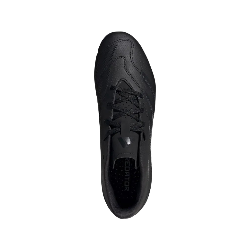 adidas Unisex 24 Club Flexible Ground Soccer Cleats - Black/Carbon, Size (M) 4 / (W) 5