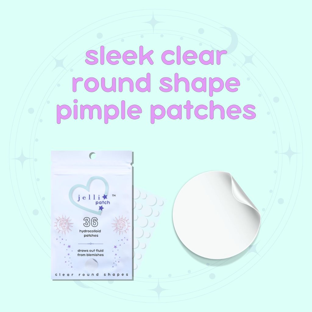 Jelli Patch Pimple Patches For Face - Acne Skincare Sticker - Hydrocolloid - Unscented - 36 Count - Dot