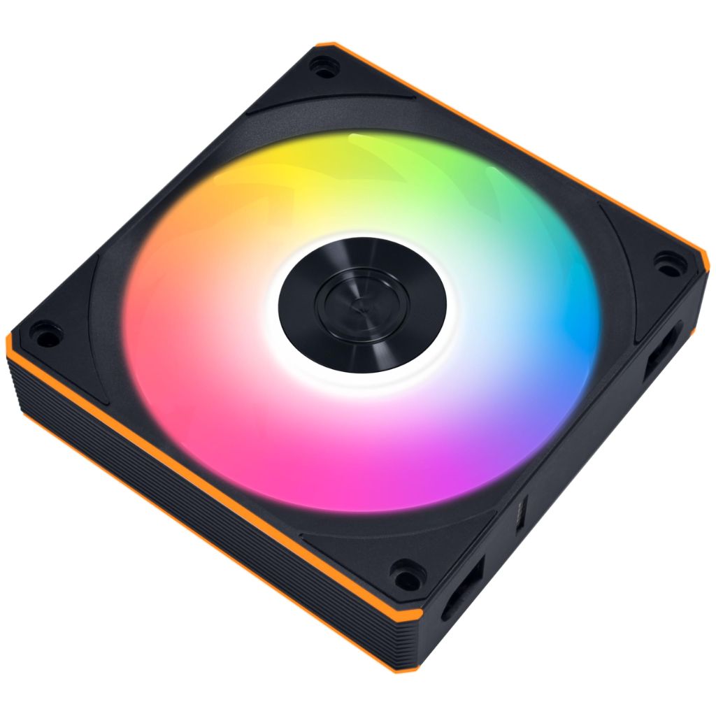 Lian Li UNI Fan CL120 ARGB 120mm PWM Fans - Triple Pack - 2.4 GHz Wireless Signal RGB  - Black (12CL1W3B)