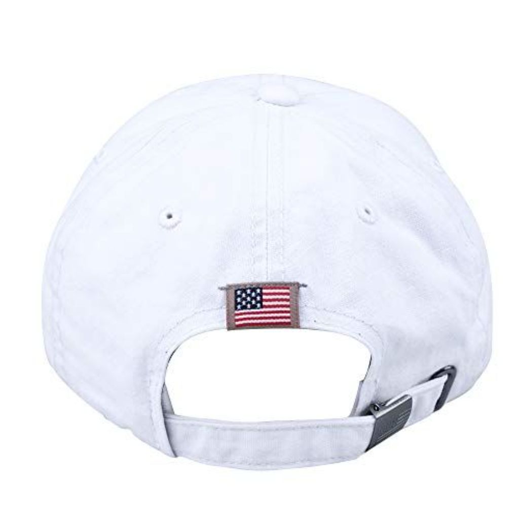 U.S. Polo Assn. Concept One Men's Adjustable Cotton Ball Cap - White, OS