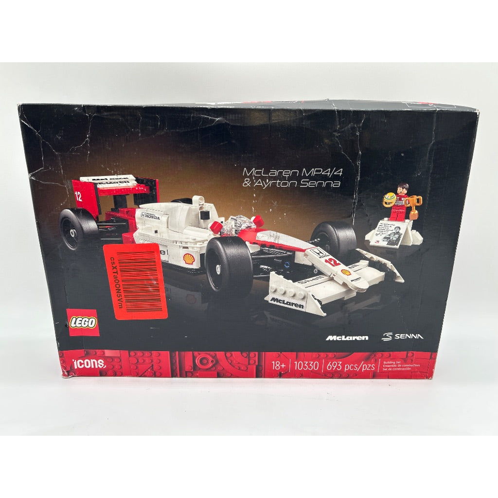 LEGO Icons: McLaren Model Car MP4/4 & Ayrton Senna - 693 Pieces (10330)