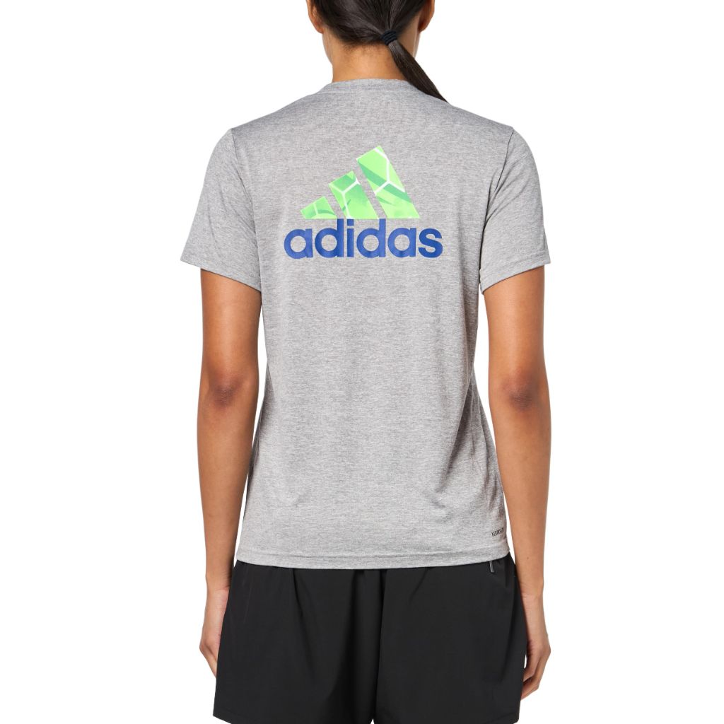 SZ L, Adidas Women's Seattle Sounders FC Local Pop Short Sleeve Pre-game T-shirt, Medium Grey Heather