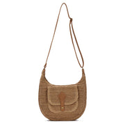 Oweisong Vacation Straw Crossbody Bags for Women