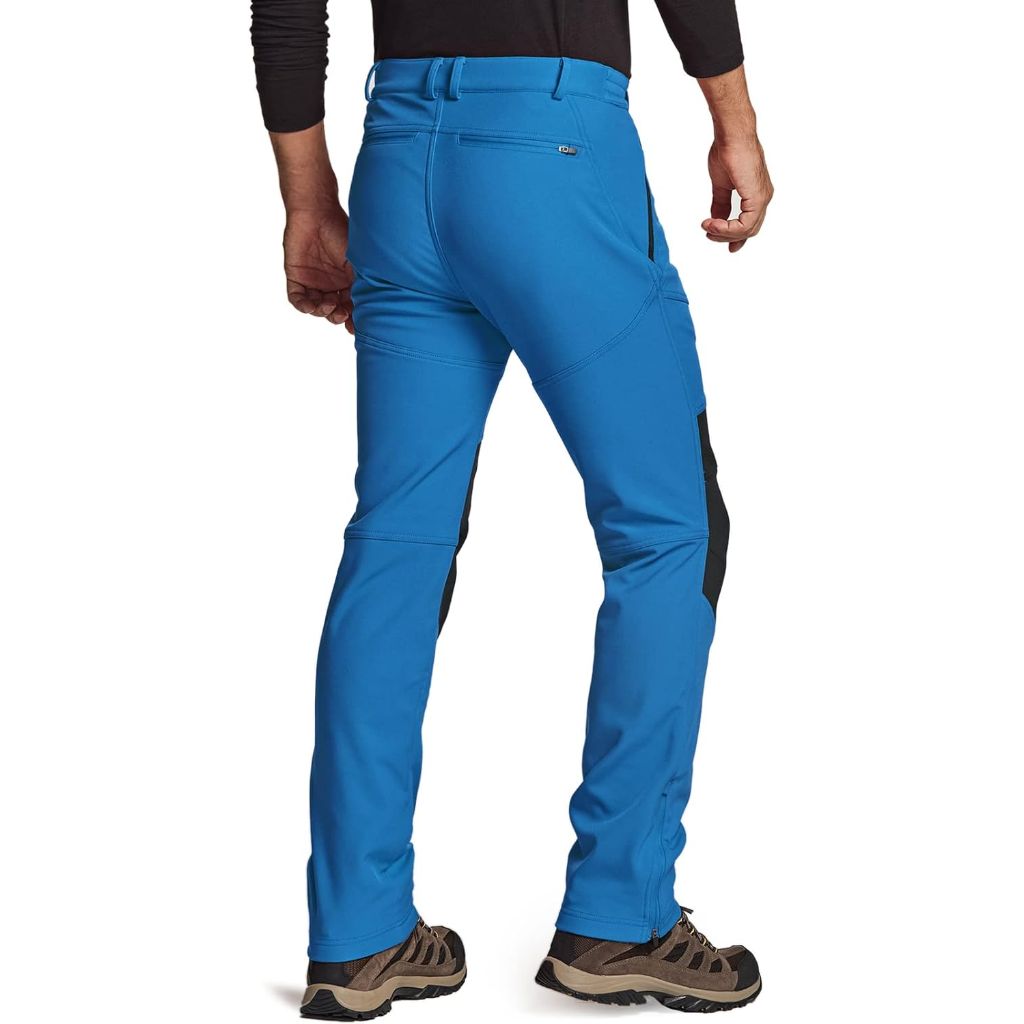 SZ 38W/34L, TSLA Men's Snow Ski Snowboard Waterproof Softshell Cargo Pants | Blue