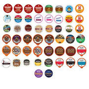 Perfect Samplers Premium Coffee Variety Pack - Enjoy 50 Unique Coffee Samples from the Top Brands in the Industry - Compatible with Keurig K Cups Brew