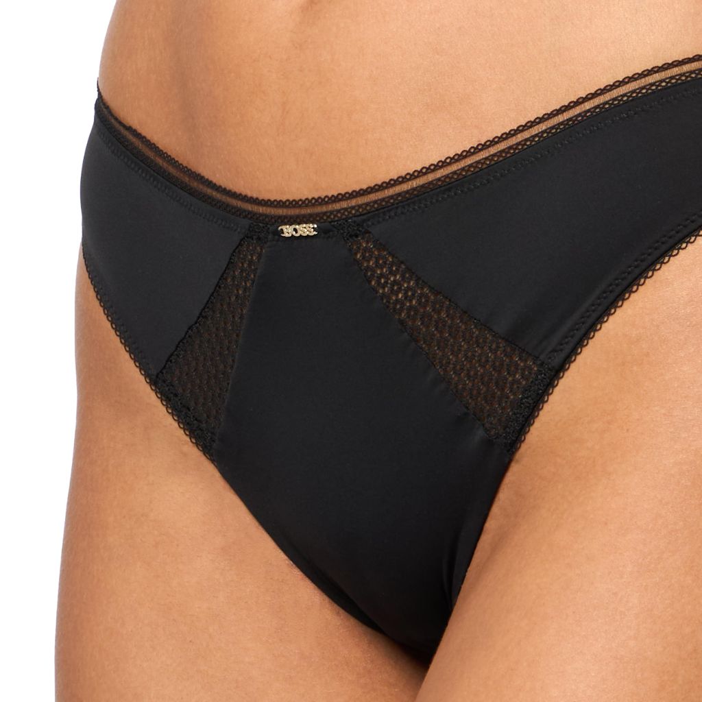 BOSS Men's Pure Brief Underwear - Size Large, Iconic Black