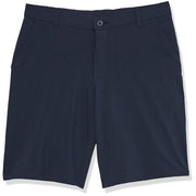 SZ 10, Izod Boys' School Uniform Flat Front Stretch Performance Short, Navy, Husky