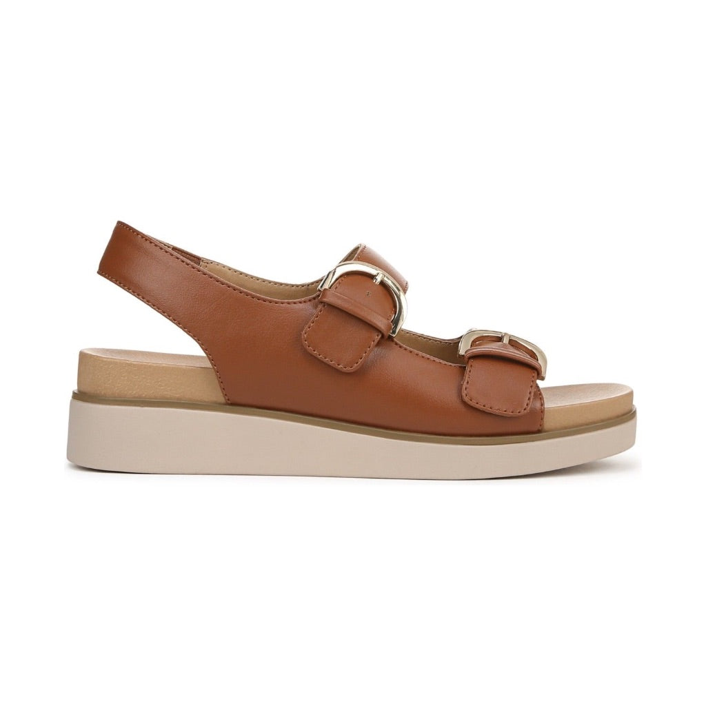 LifeStride Women's Goodie Buckle Sandals - Tan, Size 10